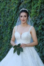 Askılı Prenses Model Gelinlik (Müşteri Fotoğrafı)