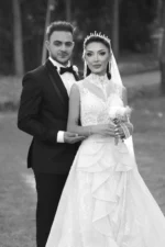 Balık Model Boyun Detaylı Gelinlik - Görsel 6