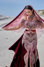 Kırmızı Bindallı Hint Model - Görsel 5