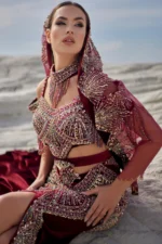 Kırmızı Bindallı Hint Model - Görsel 2