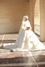 Prenses Model Tesettür Gelinlik (Müşteri Fotoğrafı) - Görsel 3