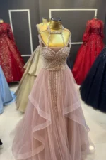 Boyundan Bağlamalı Helen Model Nişanlık